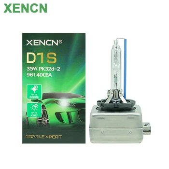 XENCN OEM D1S HID קסנון 35w אור פנס 6000K לבן קר אור +50% Brightr המקורי ברכב קסנון הנורה PK32D-2 גבוה נמוך קרן
