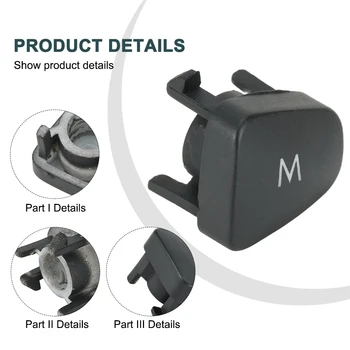עבור פורד אסקורט פיאסטה MK7 ההגה אודיו M כפתור החלפת מכונית שחורה על MK8 ST Ecosport 2013 עמיד